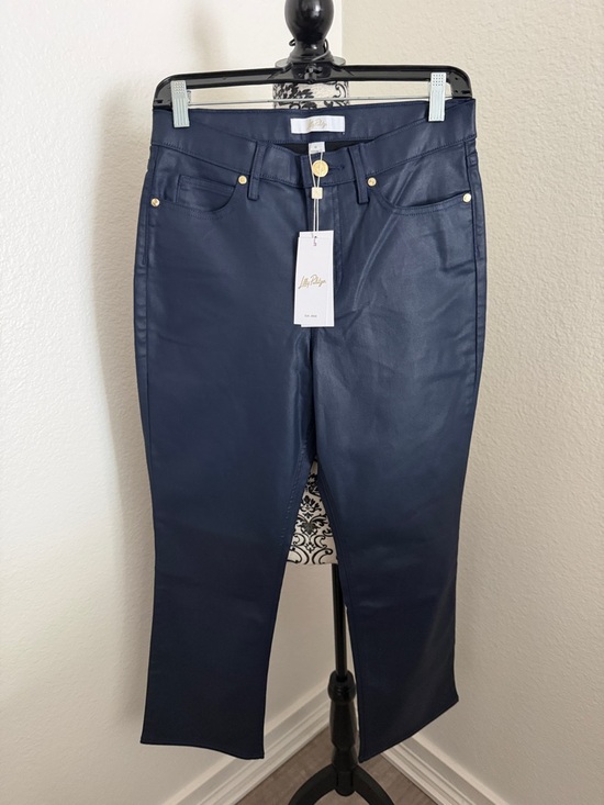 Lilly Pulitzer Denim - NWT Lilly Pulitzer Liza Coated Crop Flare low tide navy - Women size 8